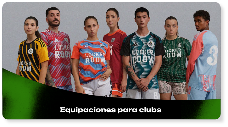 Equipaciones adidas para clubs locales